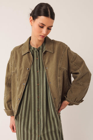 Retro Herringbone Blazer Anthracite