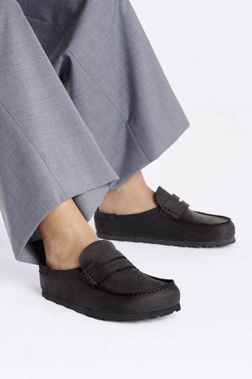 Naples Wrapped Oiled Leather Black
