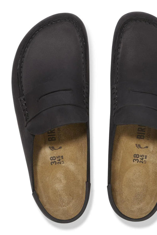 Naples Wrapped Oiled Leather Black