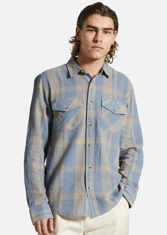 Split Decision Shirt Sleeve Shirt Blue