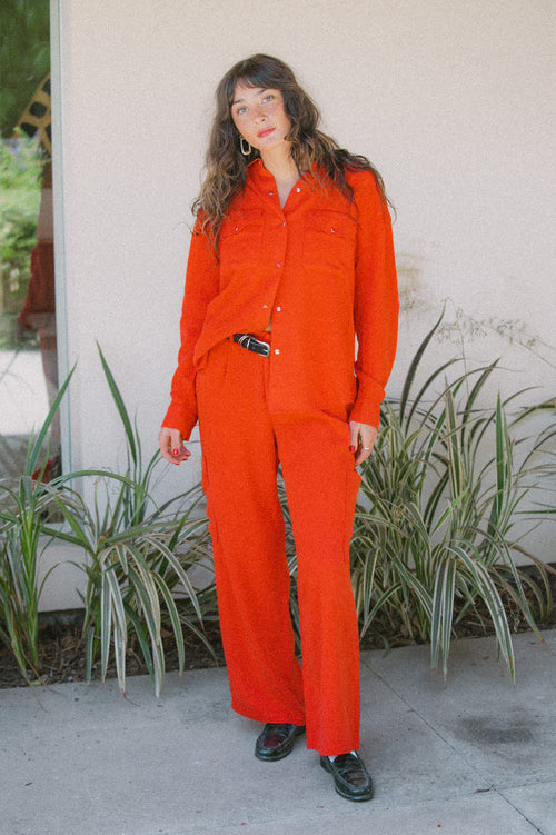 Mercer Wide Leg Trouser Adrenaline Rush