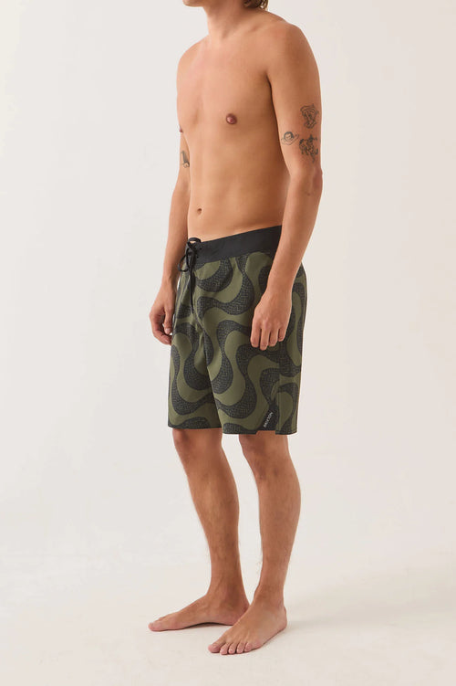 Blitz Board Shorts 19" Dark Olive/Black
