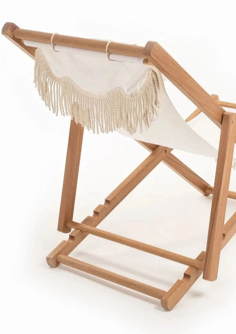 Premium Sling Chair Antique White