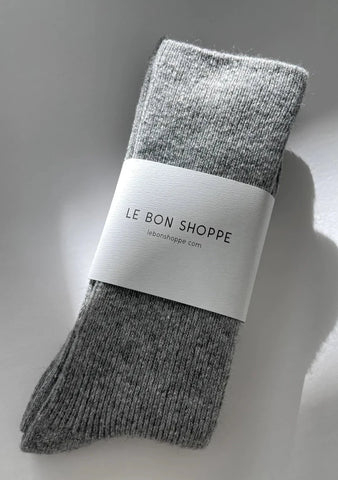 Le Bon Cottage Socks Ht Grey