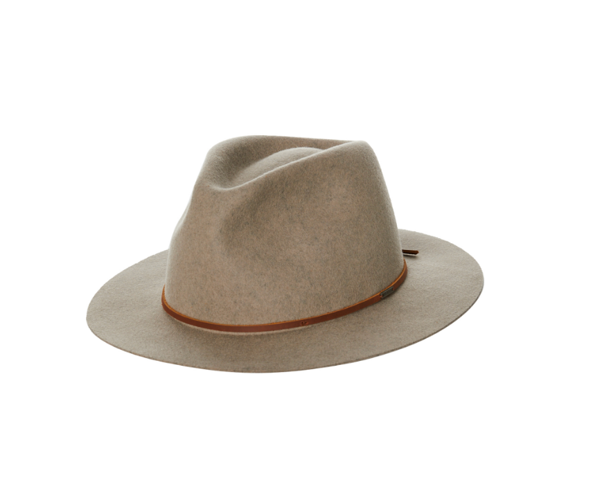 Brixton Wesley Fedora Heather Natural ATAMIRA Online Store NZ