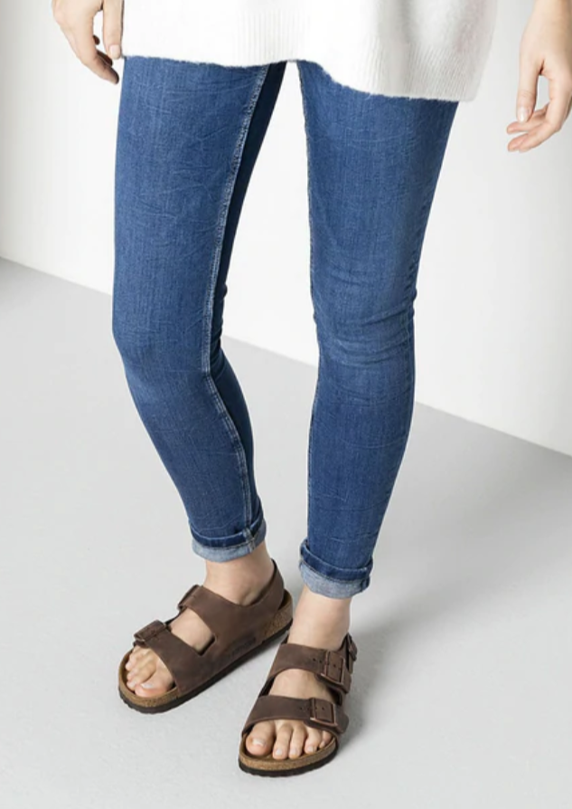 Arizona Habana Brown Leather Narrow Womens Shop ATAMIRA Online