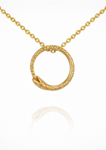 Meri Locket Necklace Gold