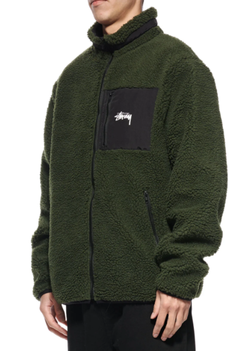 Stock Sherpa Jacket Forest