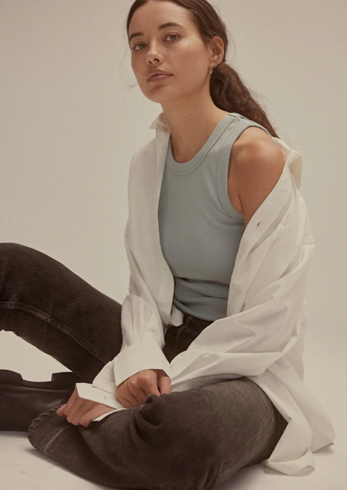 Womens Oversized Shirt White