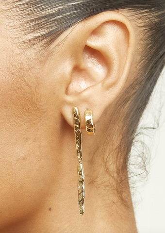 Kau Earrings Spinel Gold