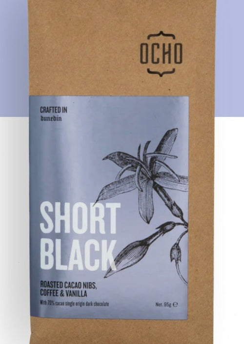 Ocho Short Black Chocolate 95g