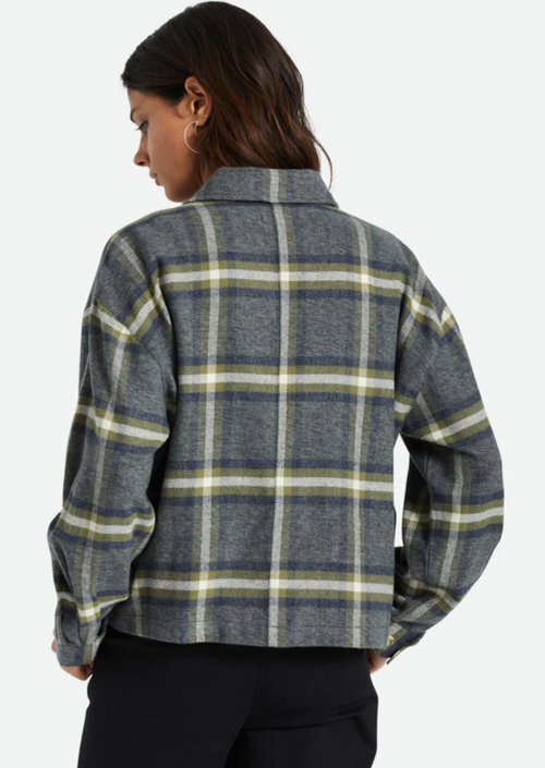 Bowery W L/S Flannel Washed Navy