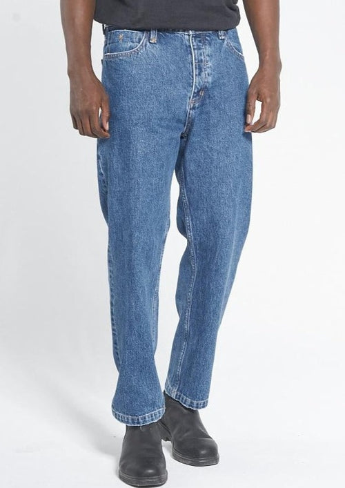 Slacker Denim Jeans Rinsed Blue