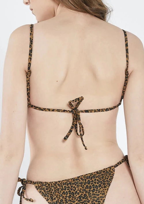 Mild Animal Triangle Bikini SET Bronze