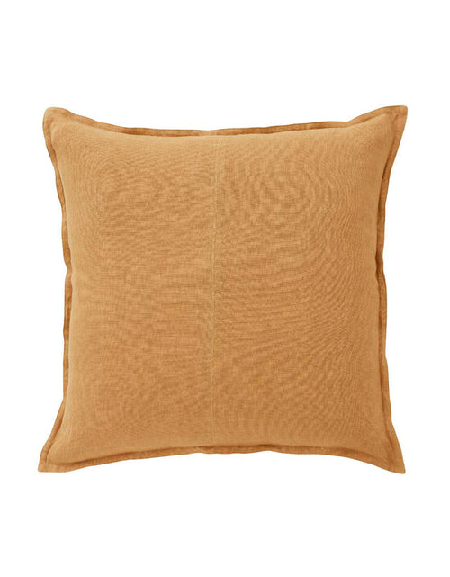 Linen Cosmo Cushion Amber