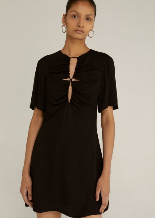 Ring Out Tee Dress Black