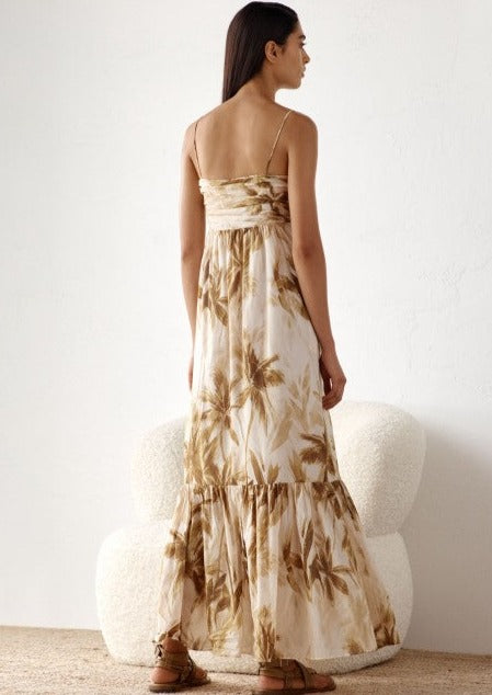 Fleur Maxi Dress Print